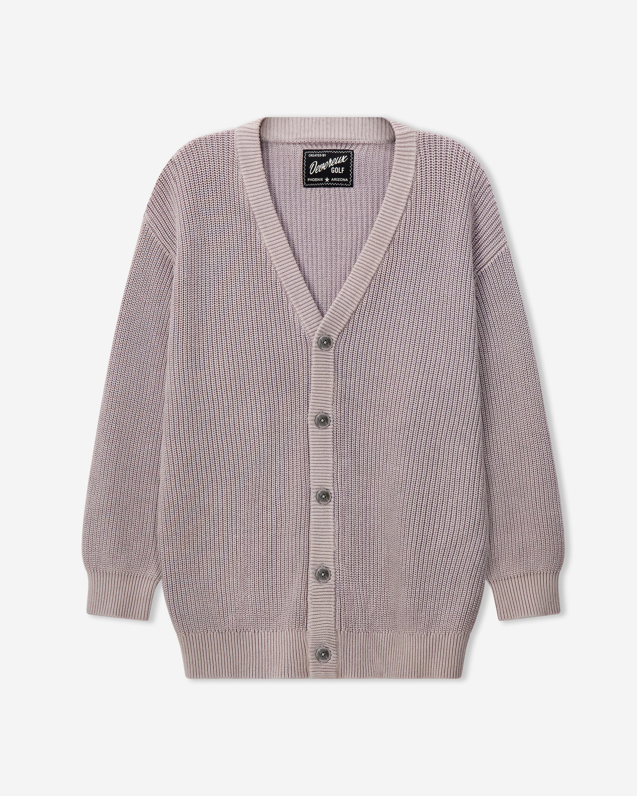 Devereux Fisherman Cardigan - Mineral - $128.00 at Devereux Golf