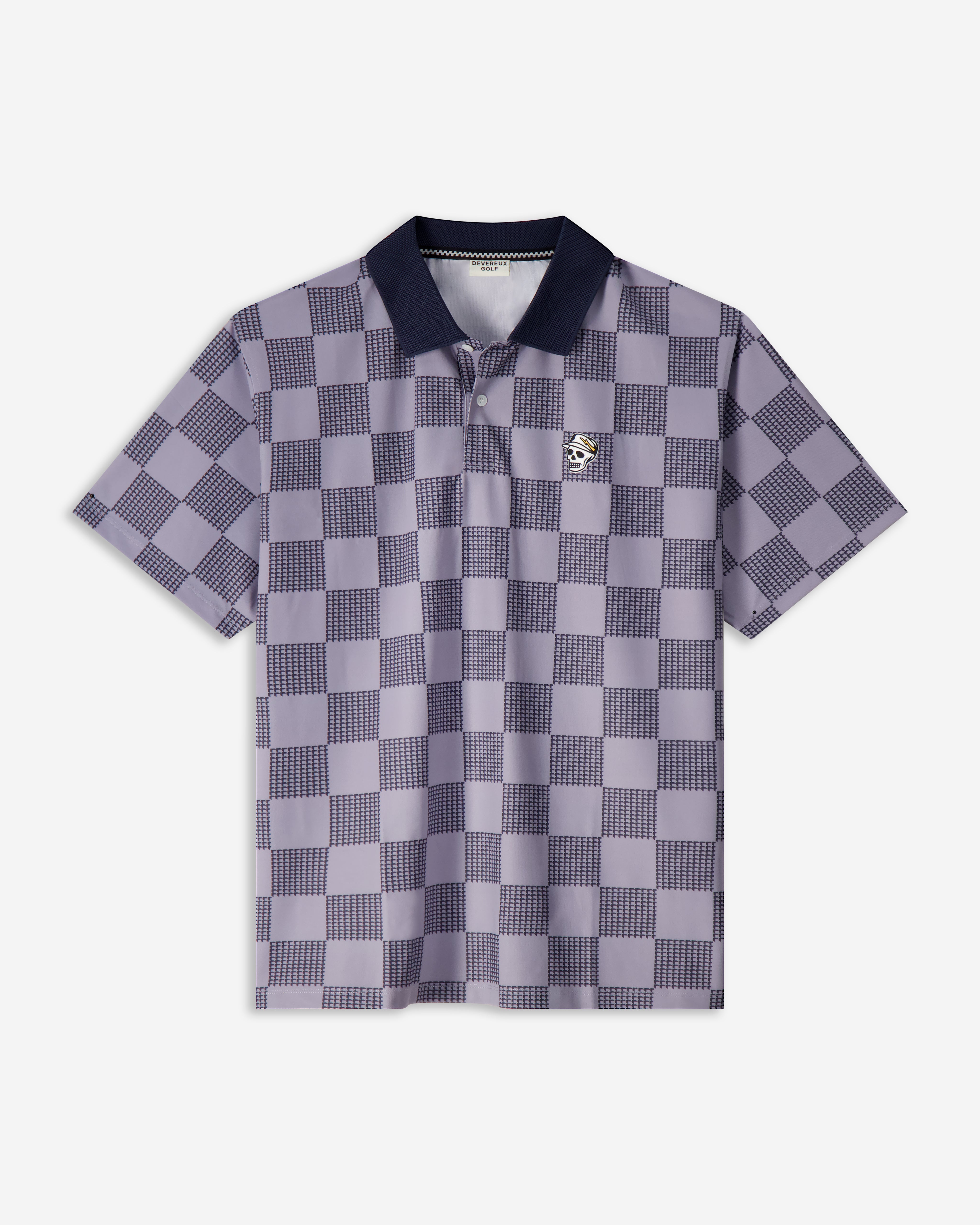 Devereux Front9 Polo - Slate / Petrol Blue - $74.00 at Devereux Golf