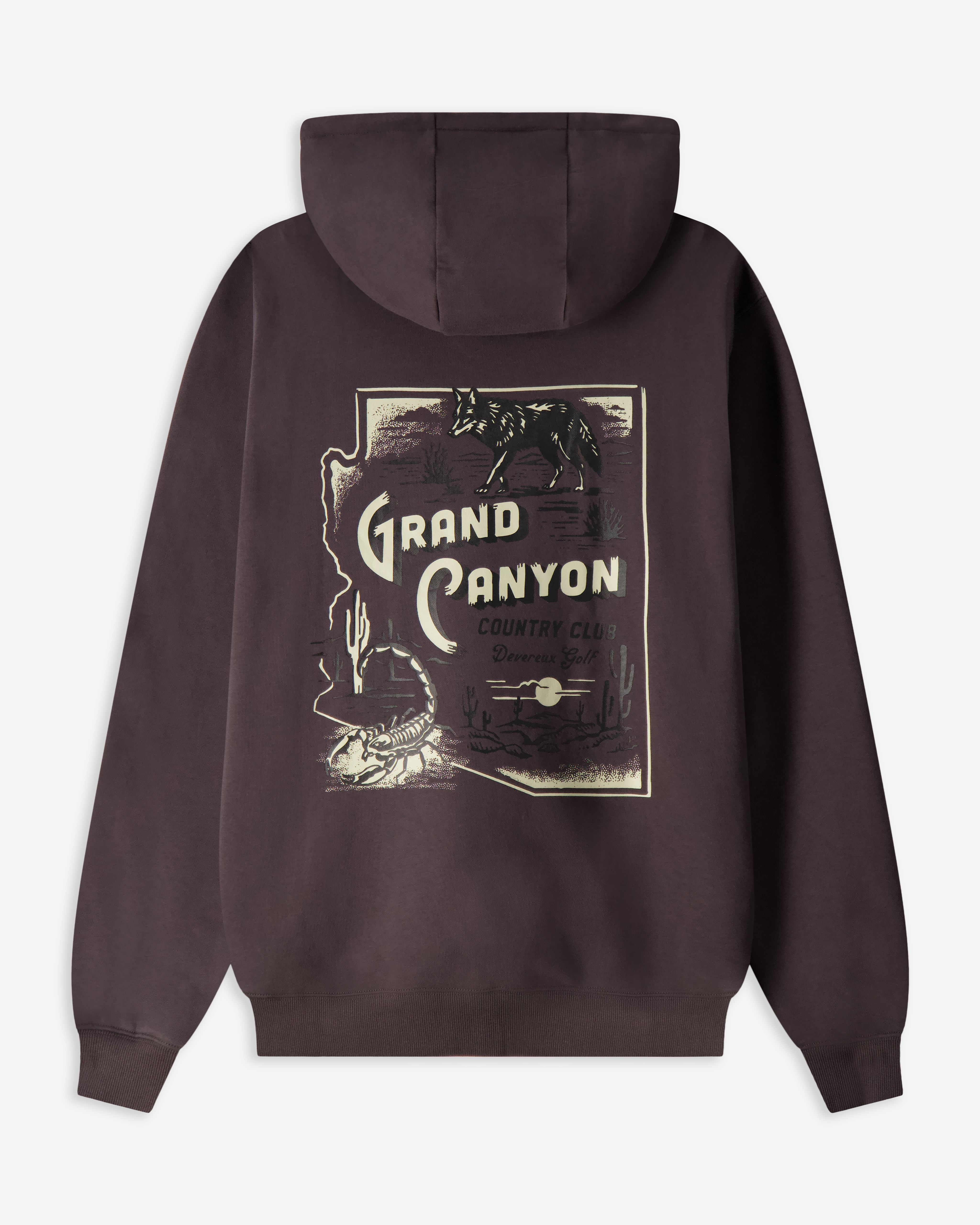 Devereux Grand Canyon Country Club Hoodie - Faded Black - $84.00 at Devereux Golf