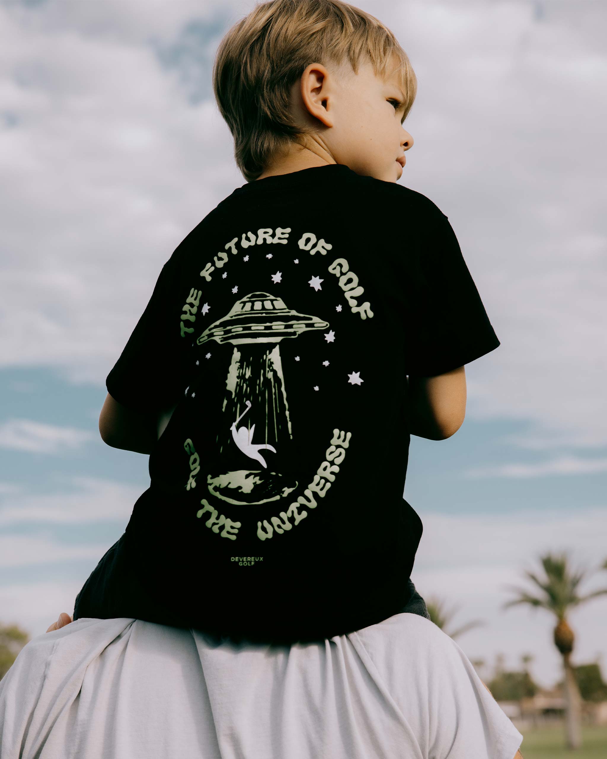 Devereux Kids Alien Tee - Black - $24.00 at Devereux Golf