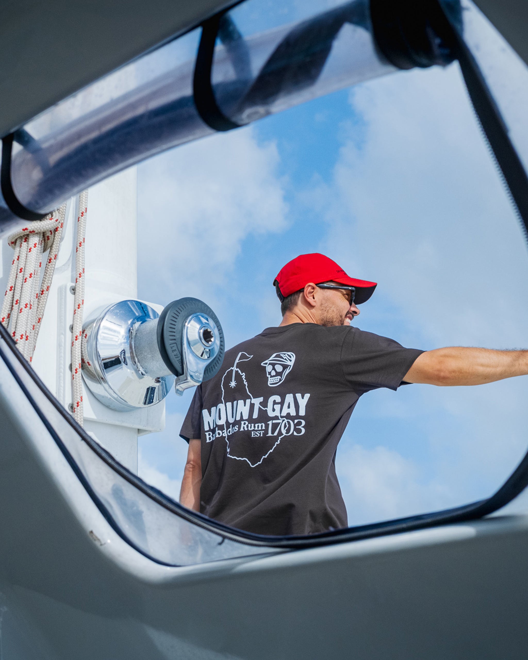 Devereux Mount Gay Skull Caddie Golf Tee – Coal - $38.00 at Devereux Golf