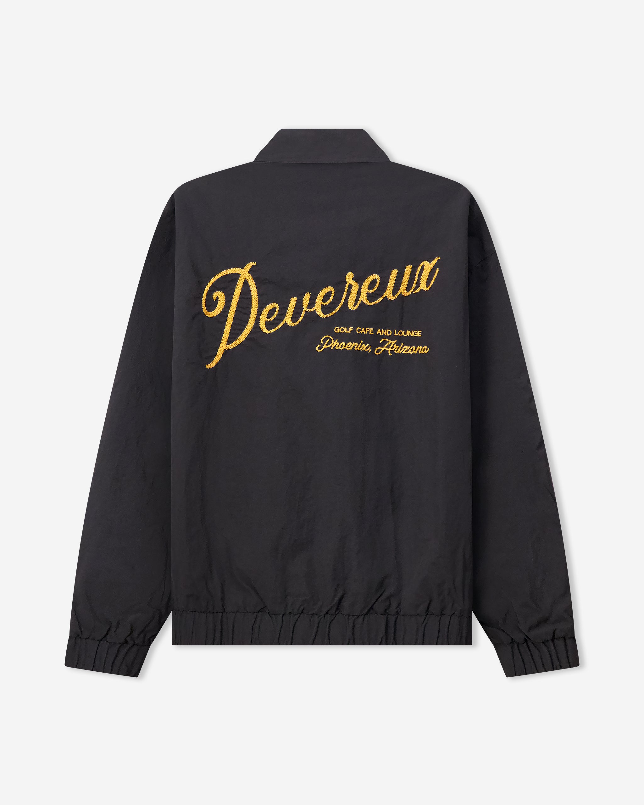 Devereux Nylon Full Zip Jacket - Black - $124.00 at Devereux Golf
