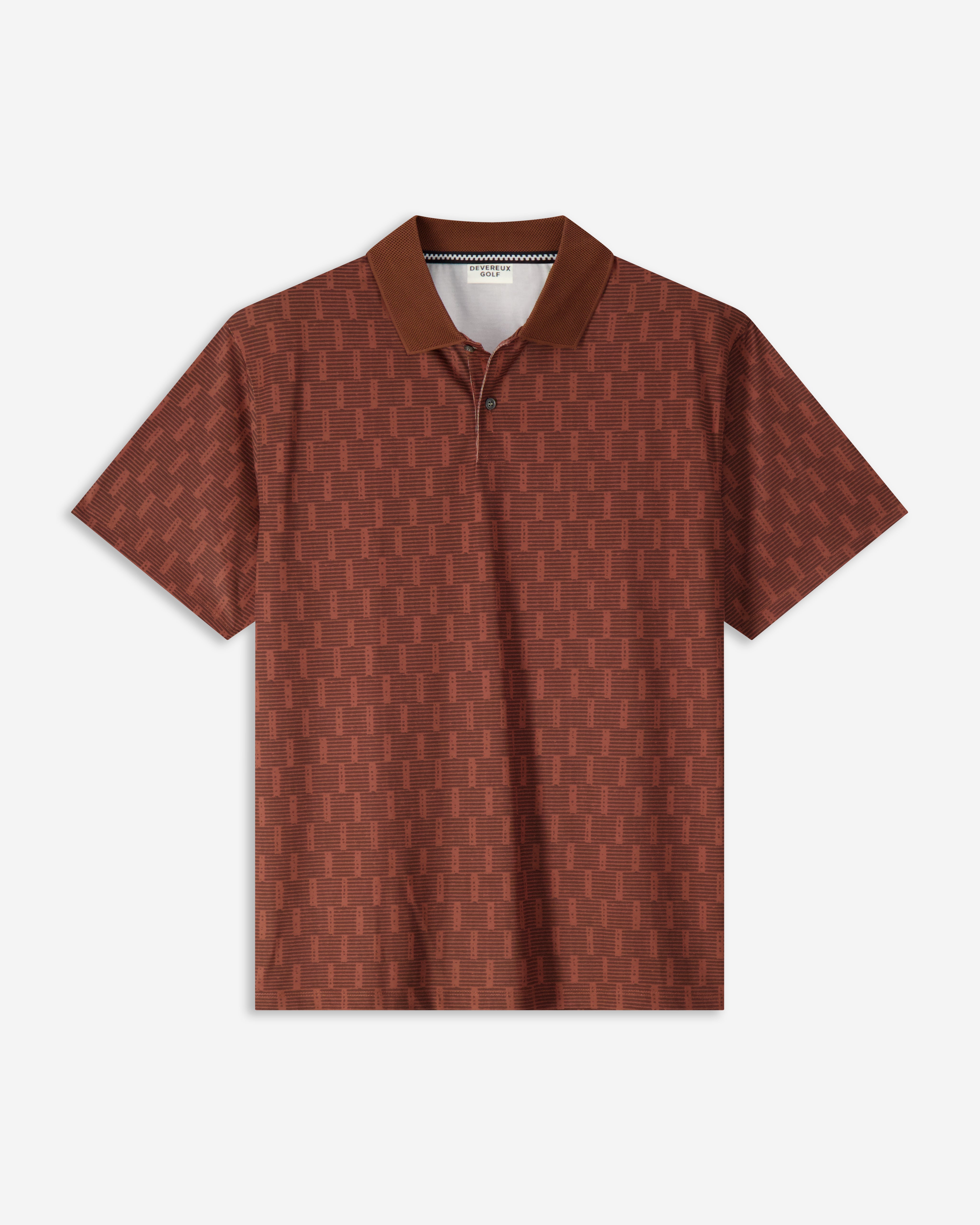 Devereux Origin Polo - Clay - $74.00 at Devereux Golf