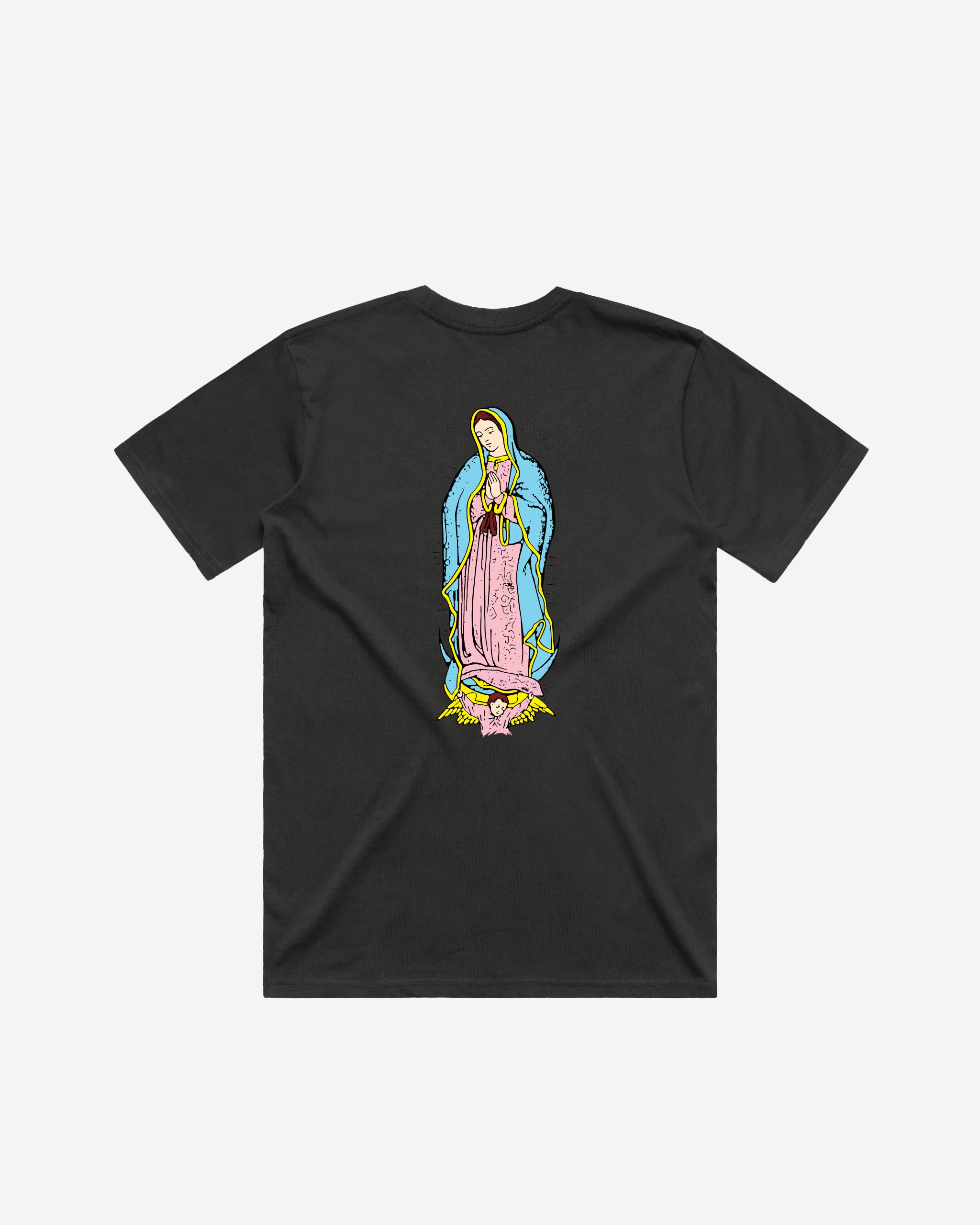 Devereux Our Lady of Guadalupe Tee - Coal - $44.00 at Devereux Golf