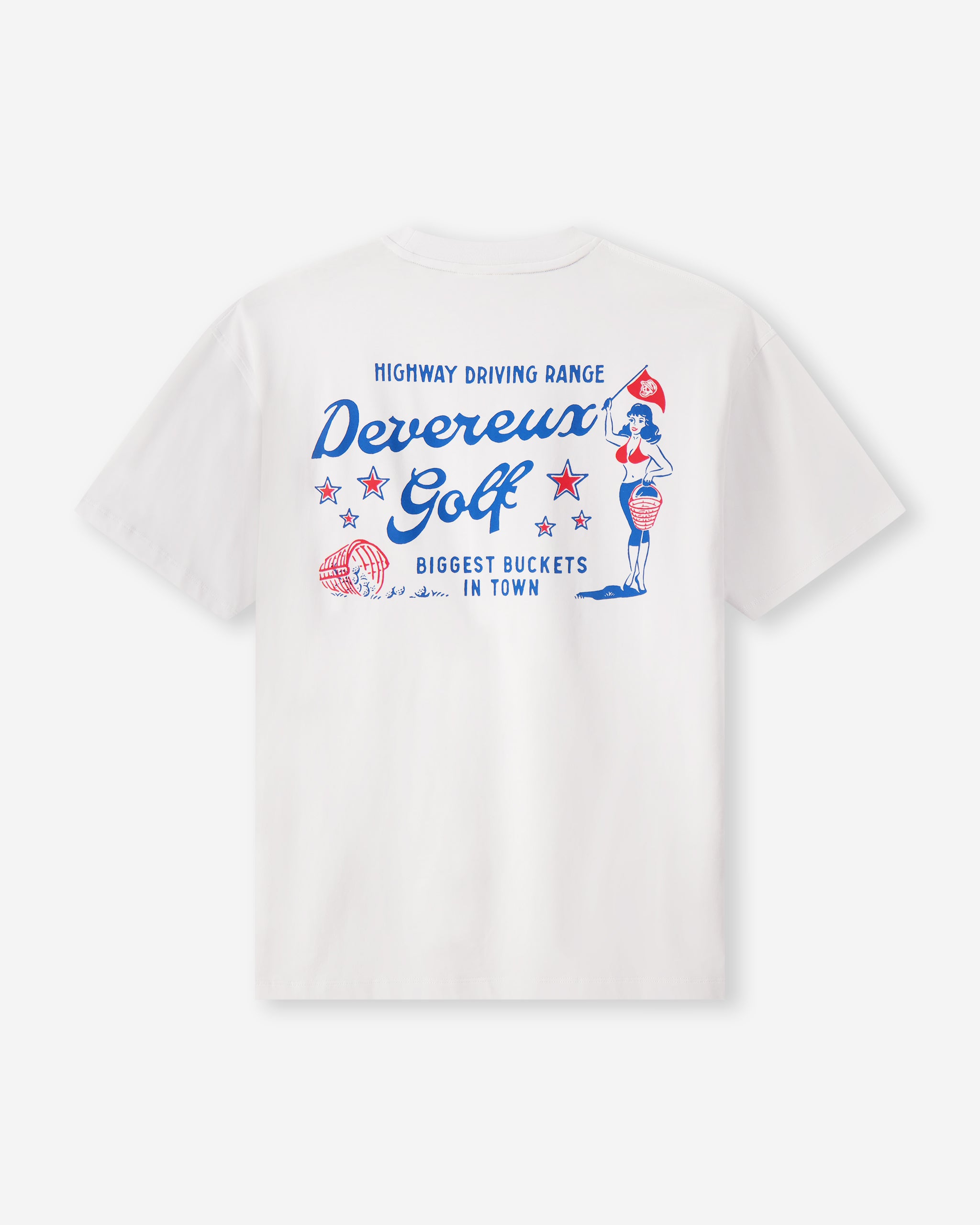 Range Buckets Tee - White
