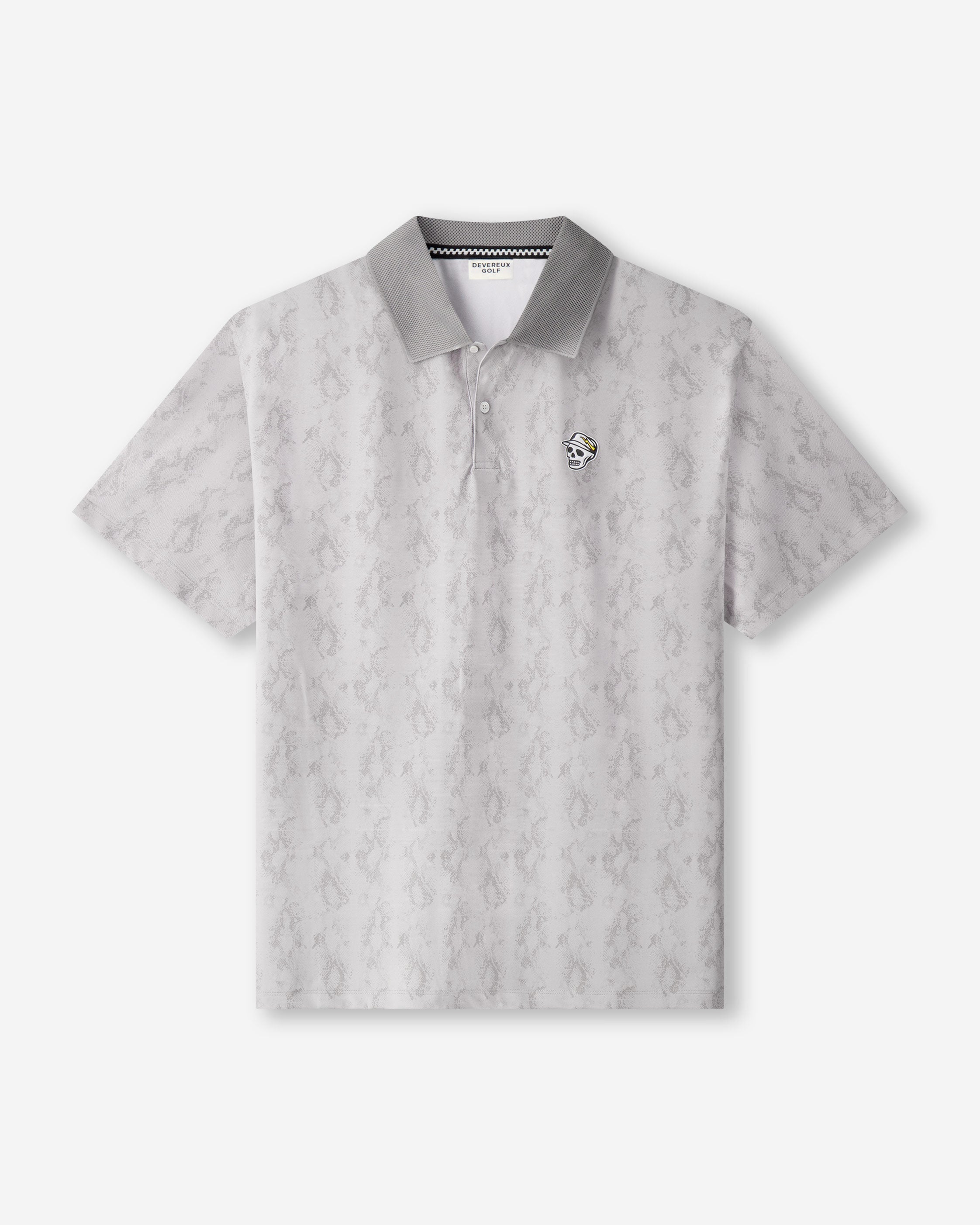 Devereux Rattler Polo - Light Grey - $74.00 at Devereux Golf