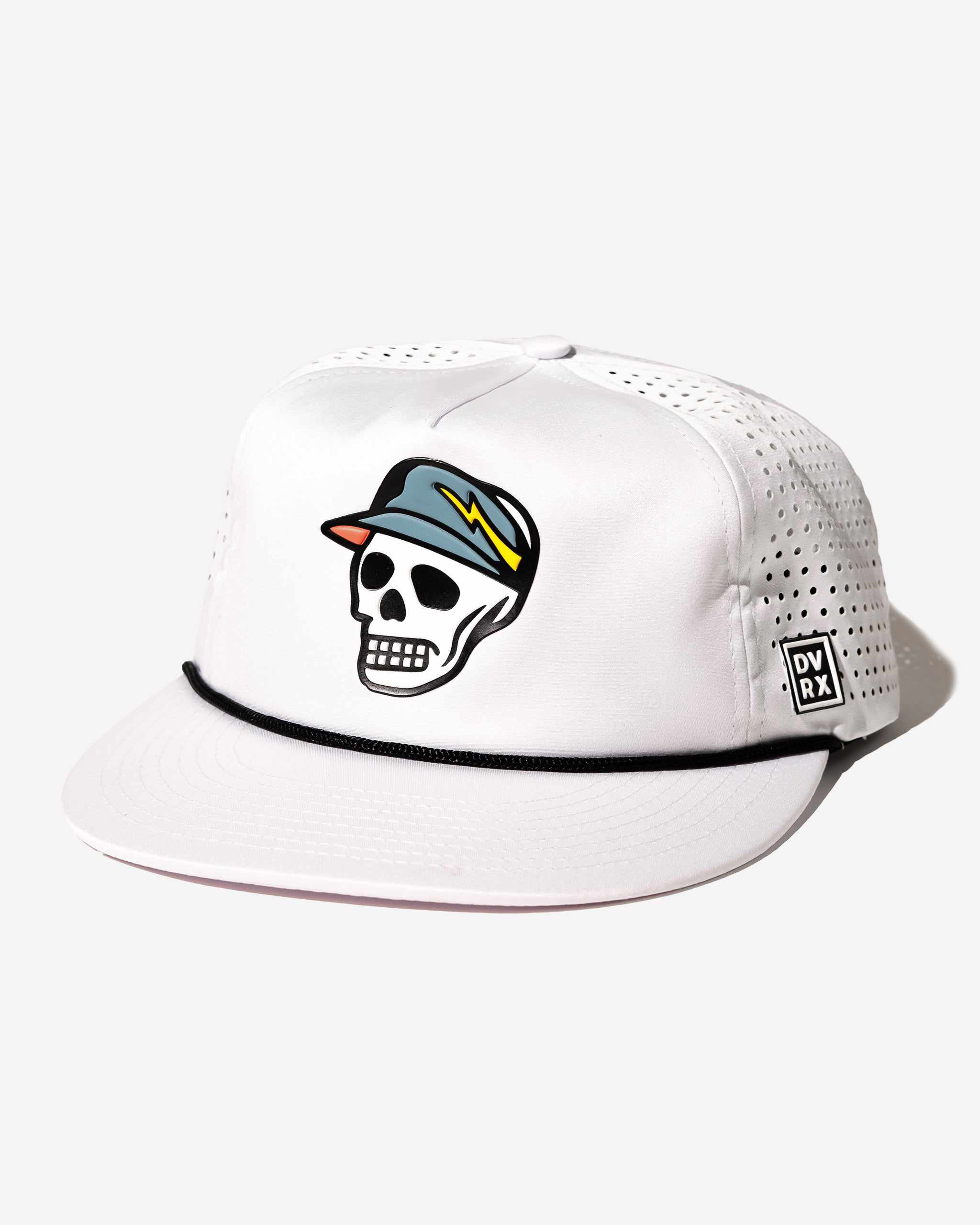 Devereux Skull Caddie Rope Hat - White - $30.00 at Devereux Golf