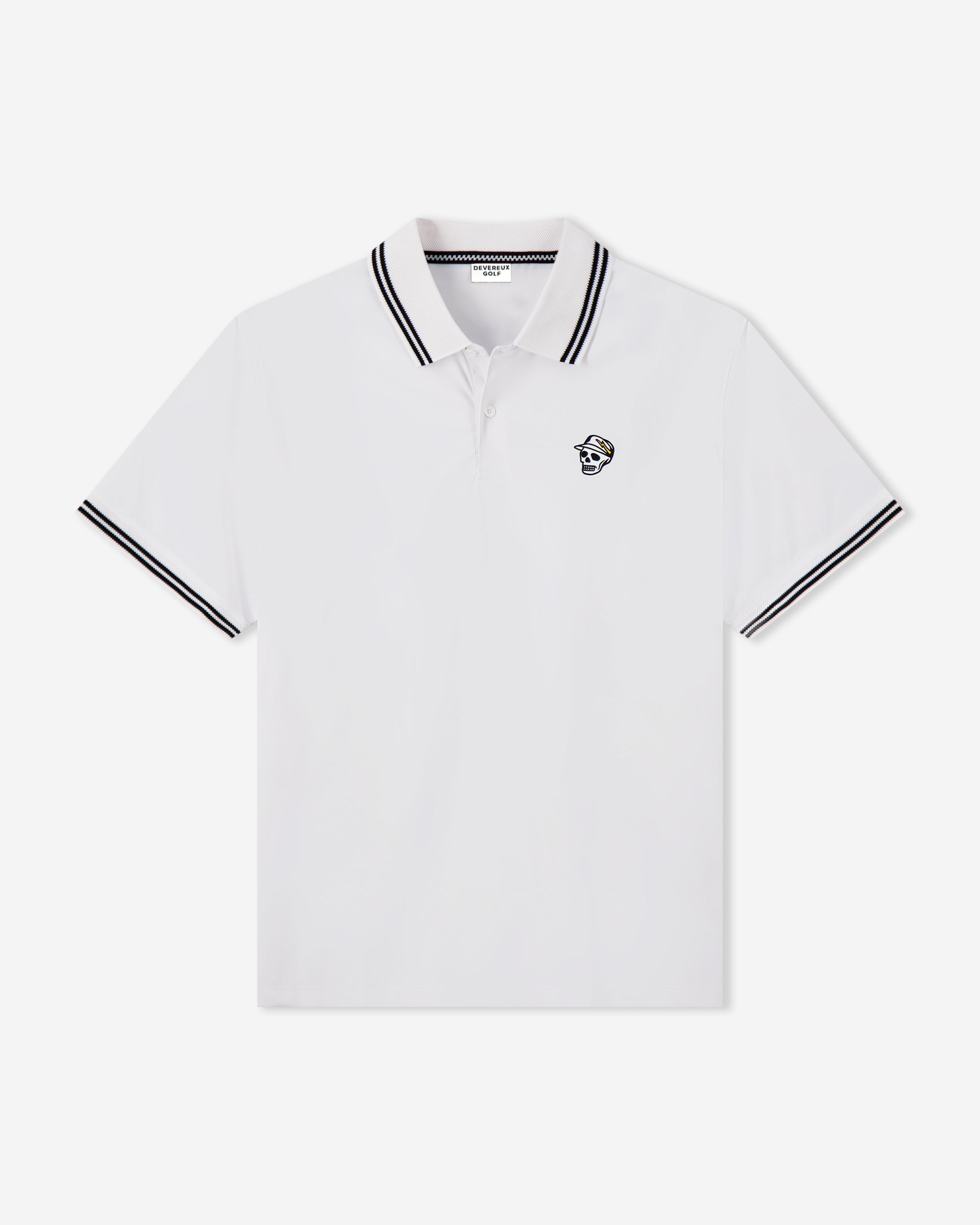 Skull Caddie Tips Polo - White (Ret)