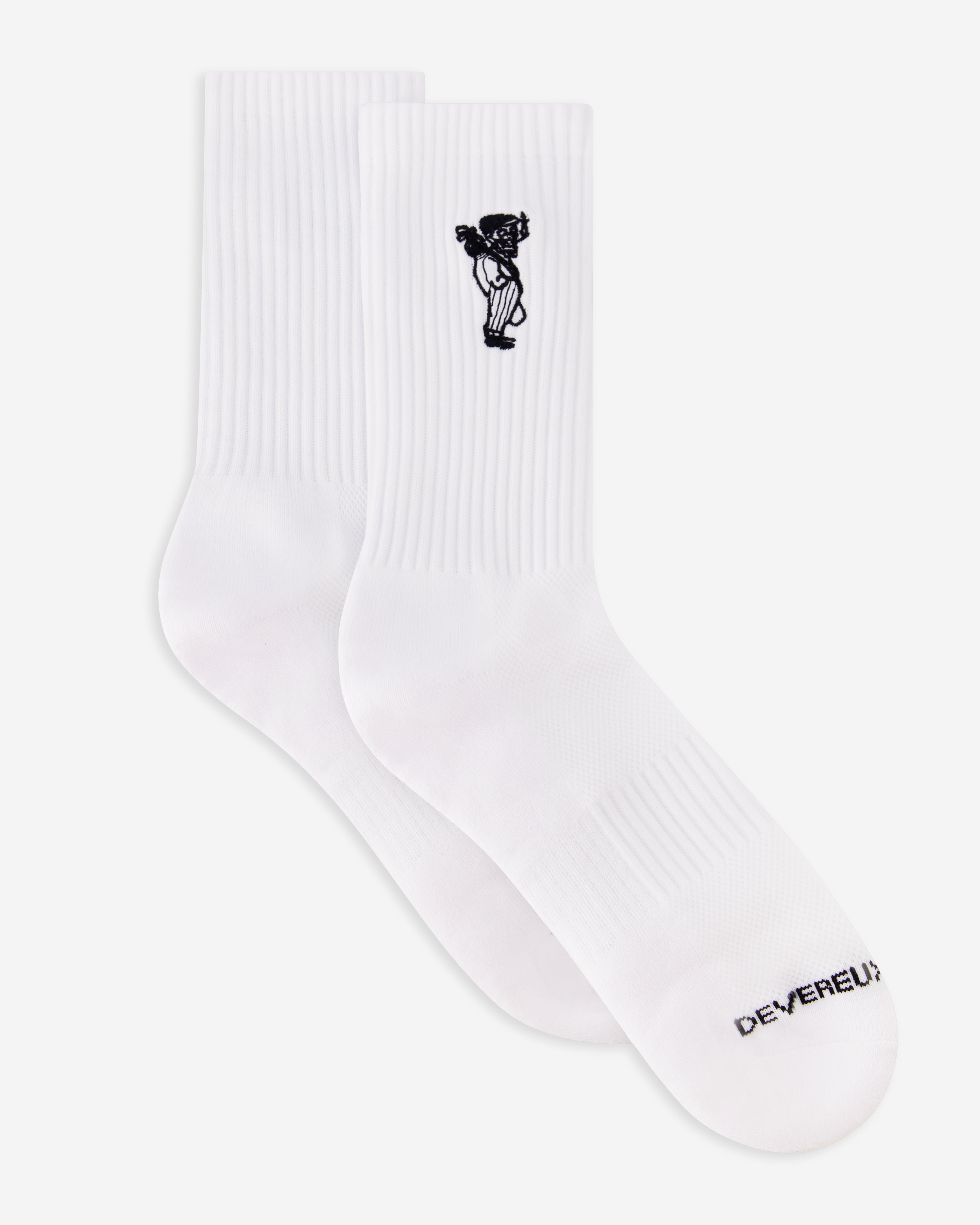 Smokin' Zalea Crew Sock - White
