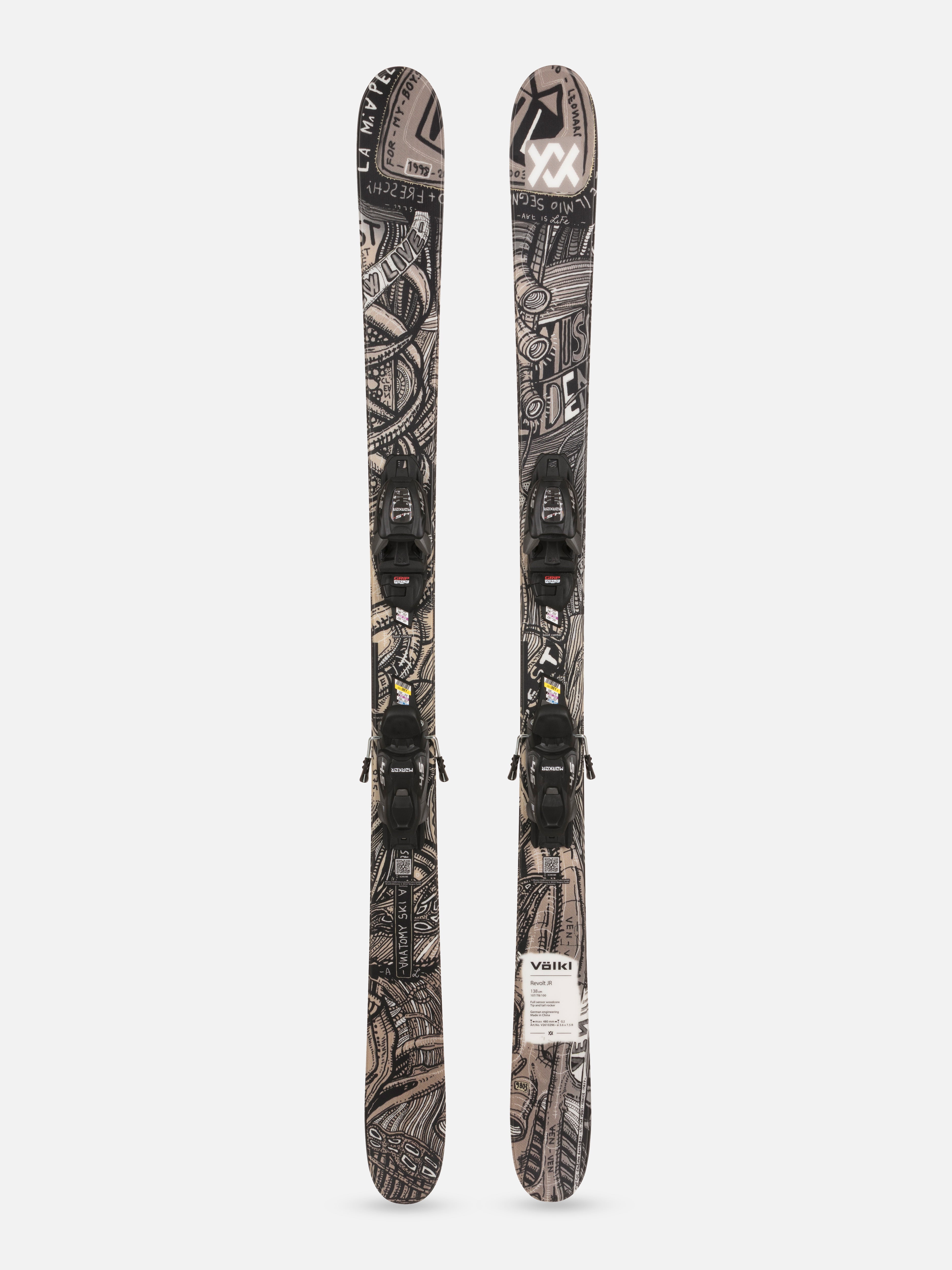 Volkl Volkl Revolt Junior Urban Skis + 7.0 VMotion Bindings - Winter 2026/2027 - $399.99 at Equipe Sport