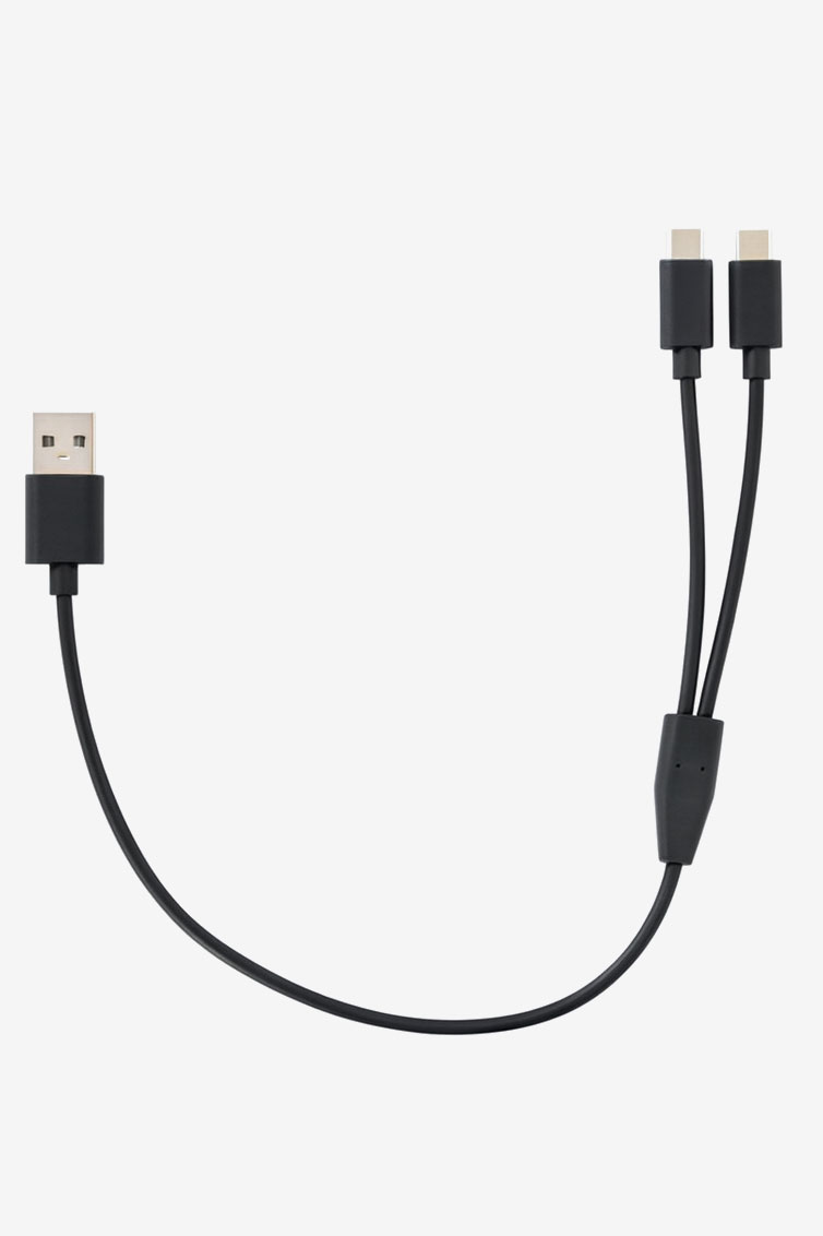 Mobile Warming Technology USB to USB-C Split Cable, 1M, Black, Polybag - $5.99 at Fieldsheer 