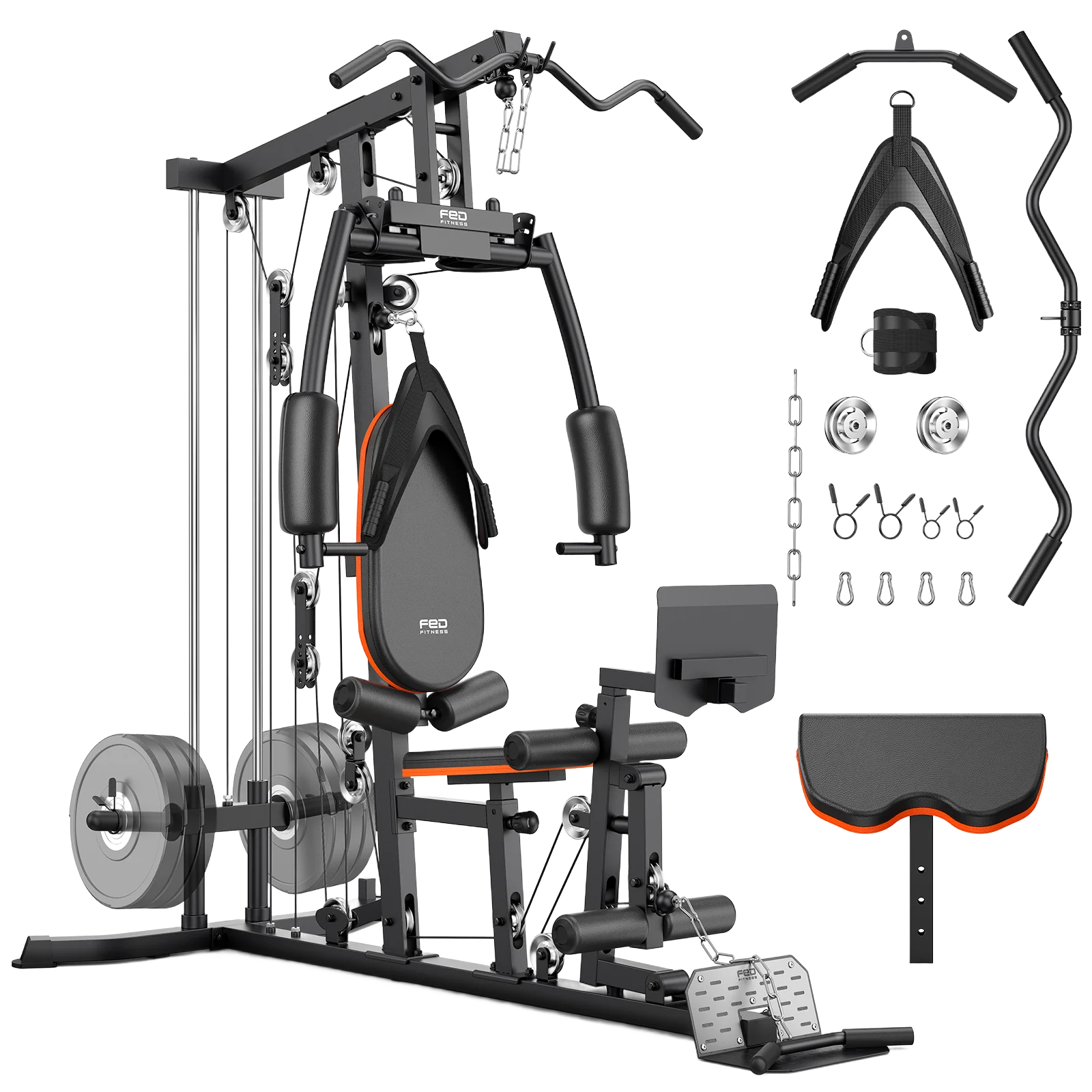 FED Fitness MW5 Multi-Functional Home Gym Station