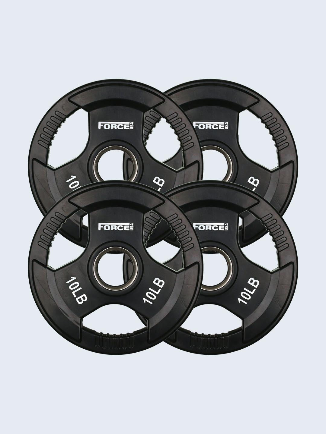 Force USA Force USA Color Rubber Coated Olympic Weight Plates - LB - $96.00 at Force USA