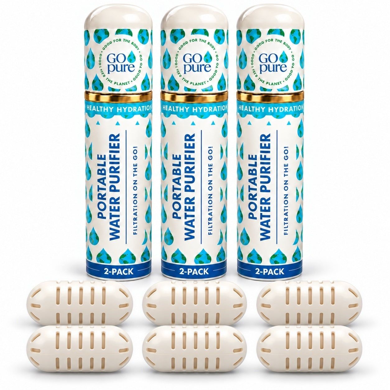 GOPurePod Family Pack (3 Tubes) - $146.25 at GOpure Pod
