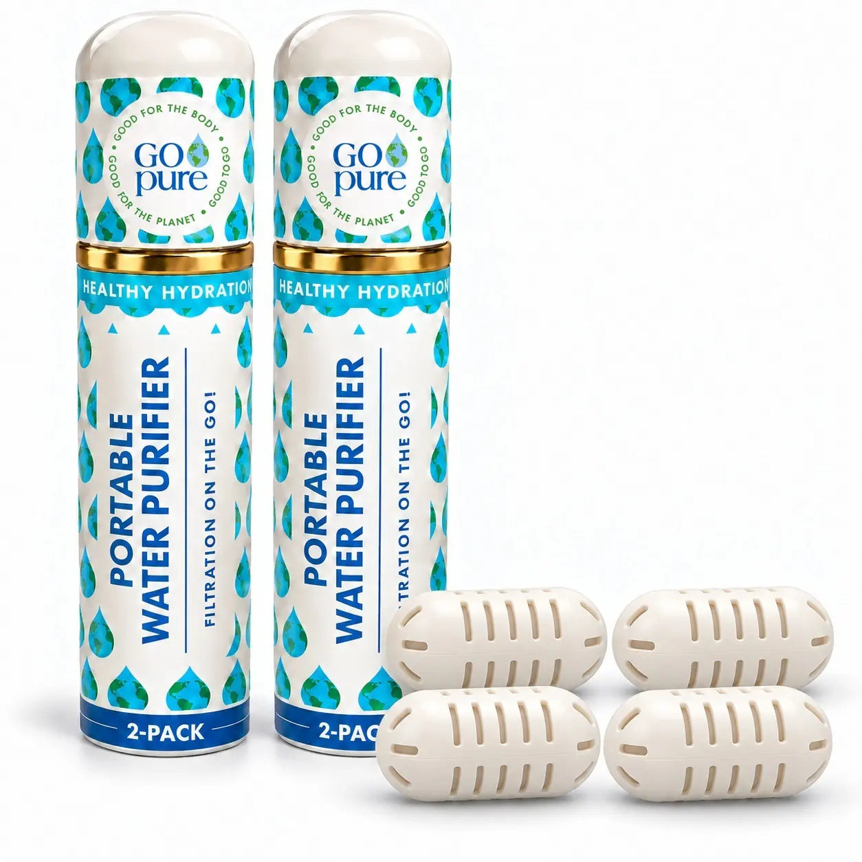 GOPurePod Four Pack (2 Tubes) - $117.00 at GOpure Pod