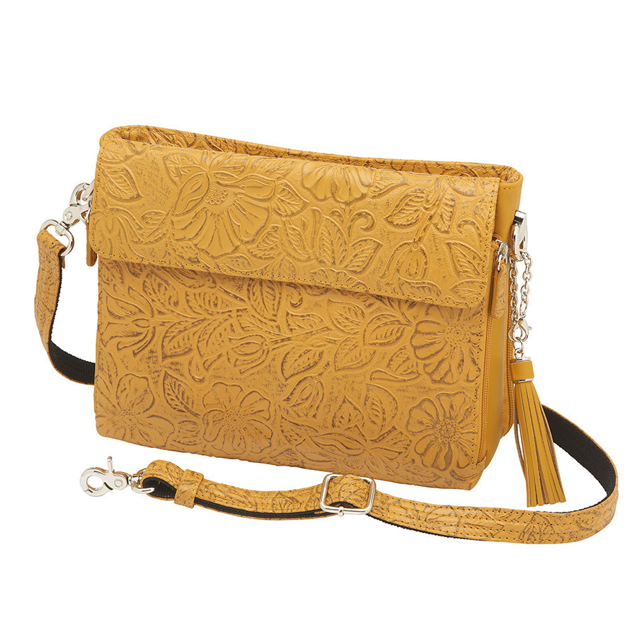 Gun Tote'N Mamas Clutch Concealed Carry Purse Debossed USA Cowhide GTM-22 - $129.95 at GTM Original