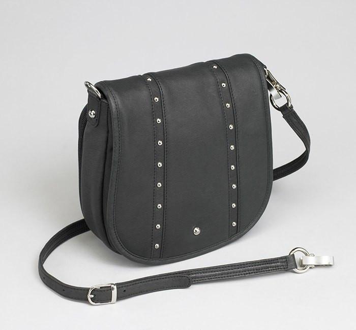GTM Originals Studded Flap Concealed Carry Purse Tumbled Leather GTM-18 - $129.95 at GTM Original