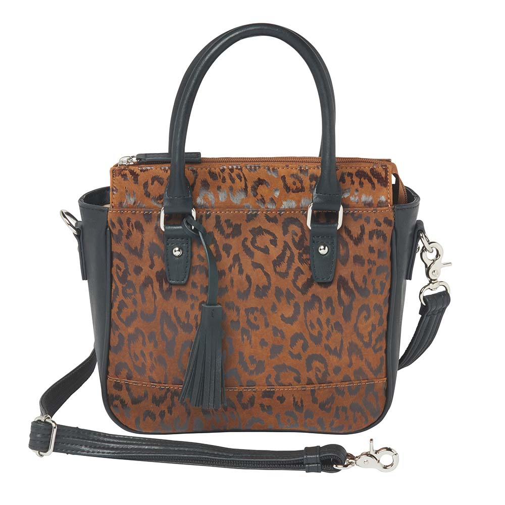 Park Ave Mini Hand Tote Concealed Carry Purse Suede GTM-56
