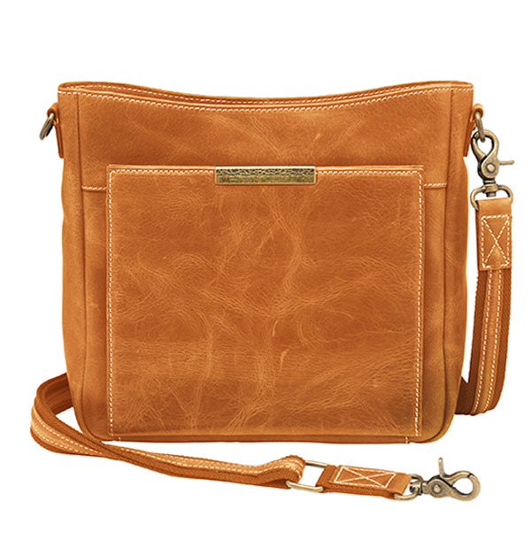 Gun Tote'N Mamas Slim Crossbody Concealed Carry Purse Distressed Buffalo GTM-CZY/98 - $189.95 at GTM Original