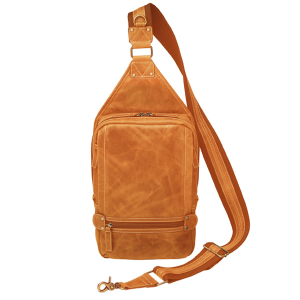 Sling Backpack Concealed Carry Bag Distressed Buffalo GTM-CZY/108