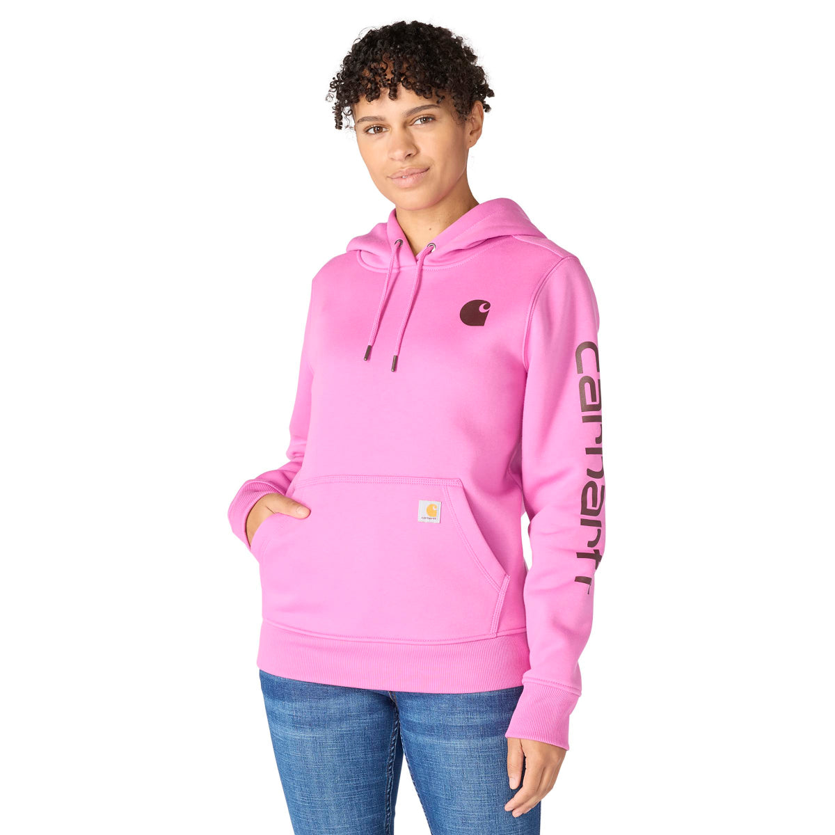 Carhartt Carhartt 102791-SNSL Women's Iconic Clarksburg Logo Sweatshirt - $59.99 at Getzs