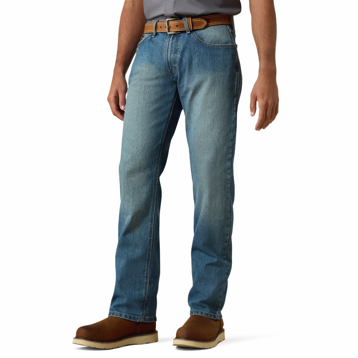 Ariat 10039288 Men's M5 Durastretch Basic Stackable Straight Leg Jean - Edgewood
