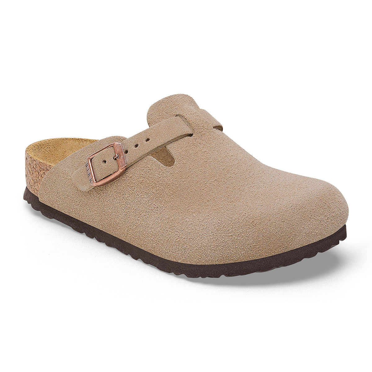 Birkenstock 1027875 Kids' Boston Taupe Suede-Narrow