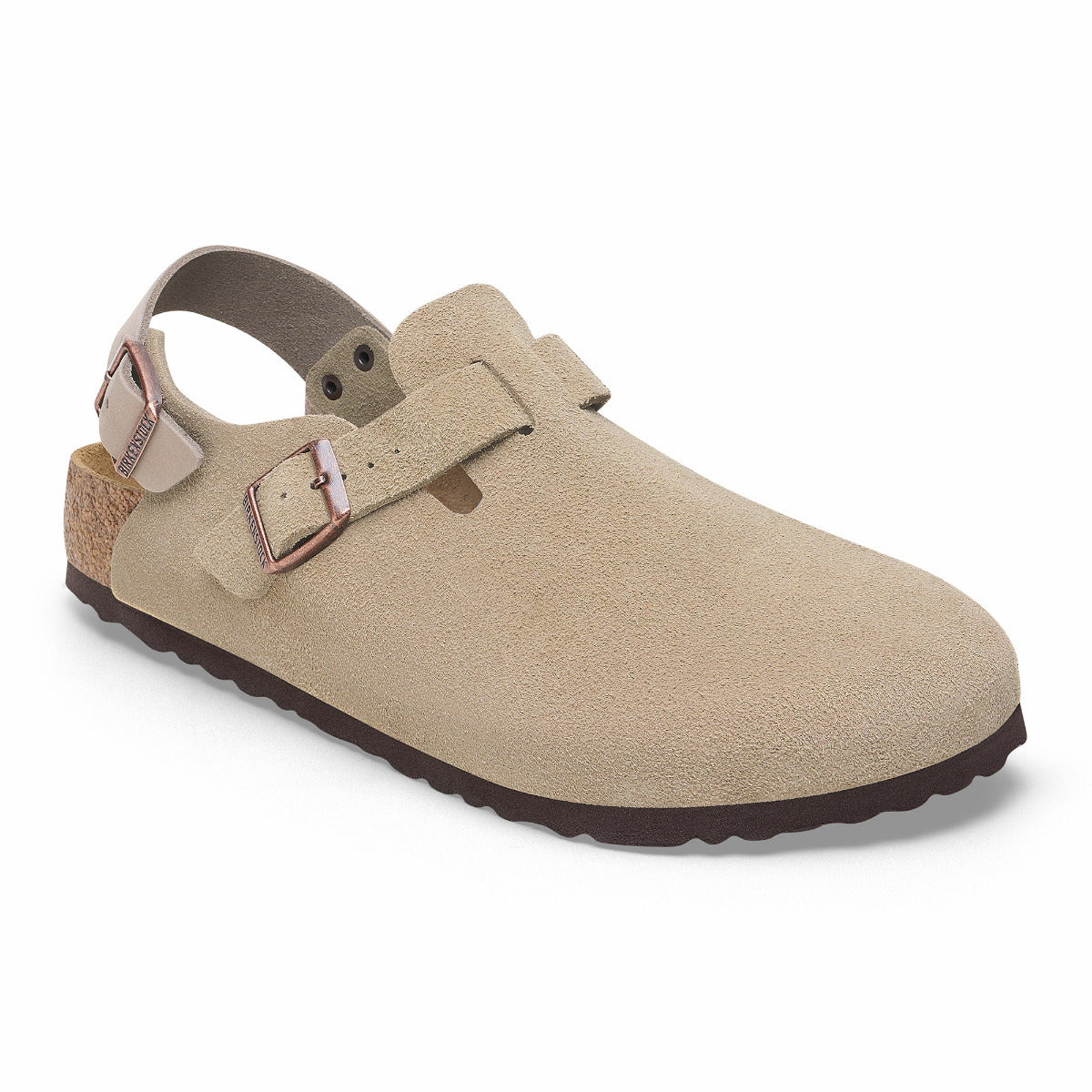 Birkenstock 1028287 Tokio Taupe Suede Leather