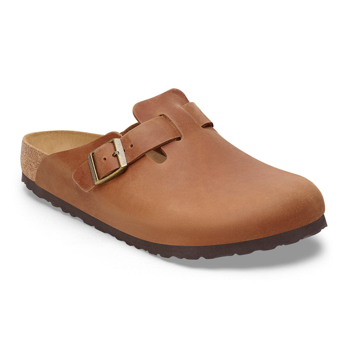 Birkenstock 1028310 Boston Cognac Oiled Leather Narrow