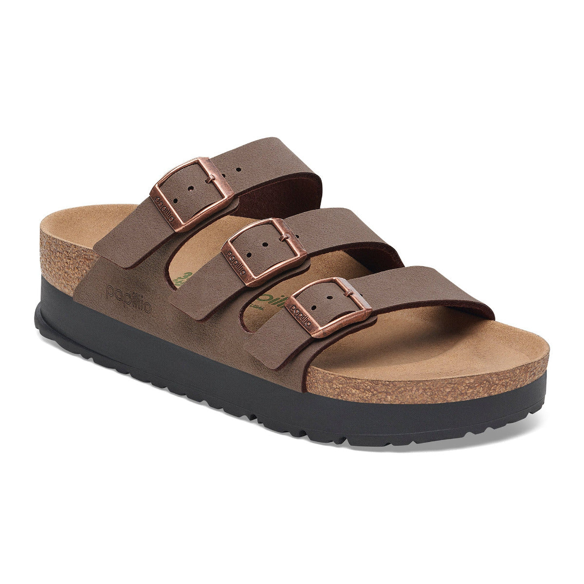 Birkenstock 1029741 Women's Florida III Platform Vegan Mocca Narrow-Previous Season