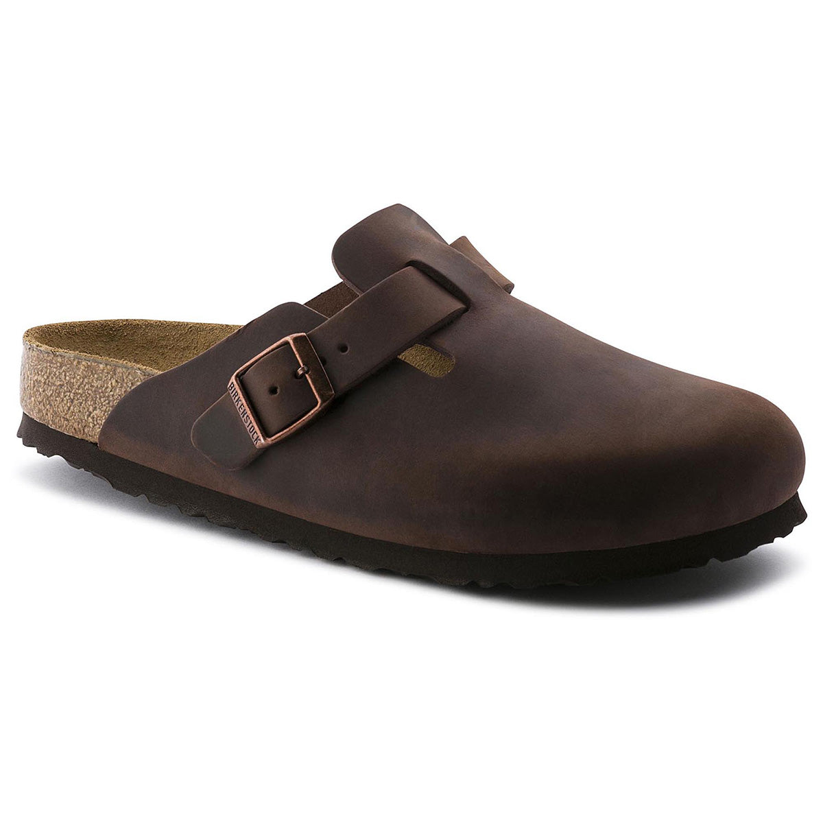 Birkenstock Birkenstock 159713 Boston Soft Footbed Habana Oiled Leather-Narrow - $169.95 at Getzs