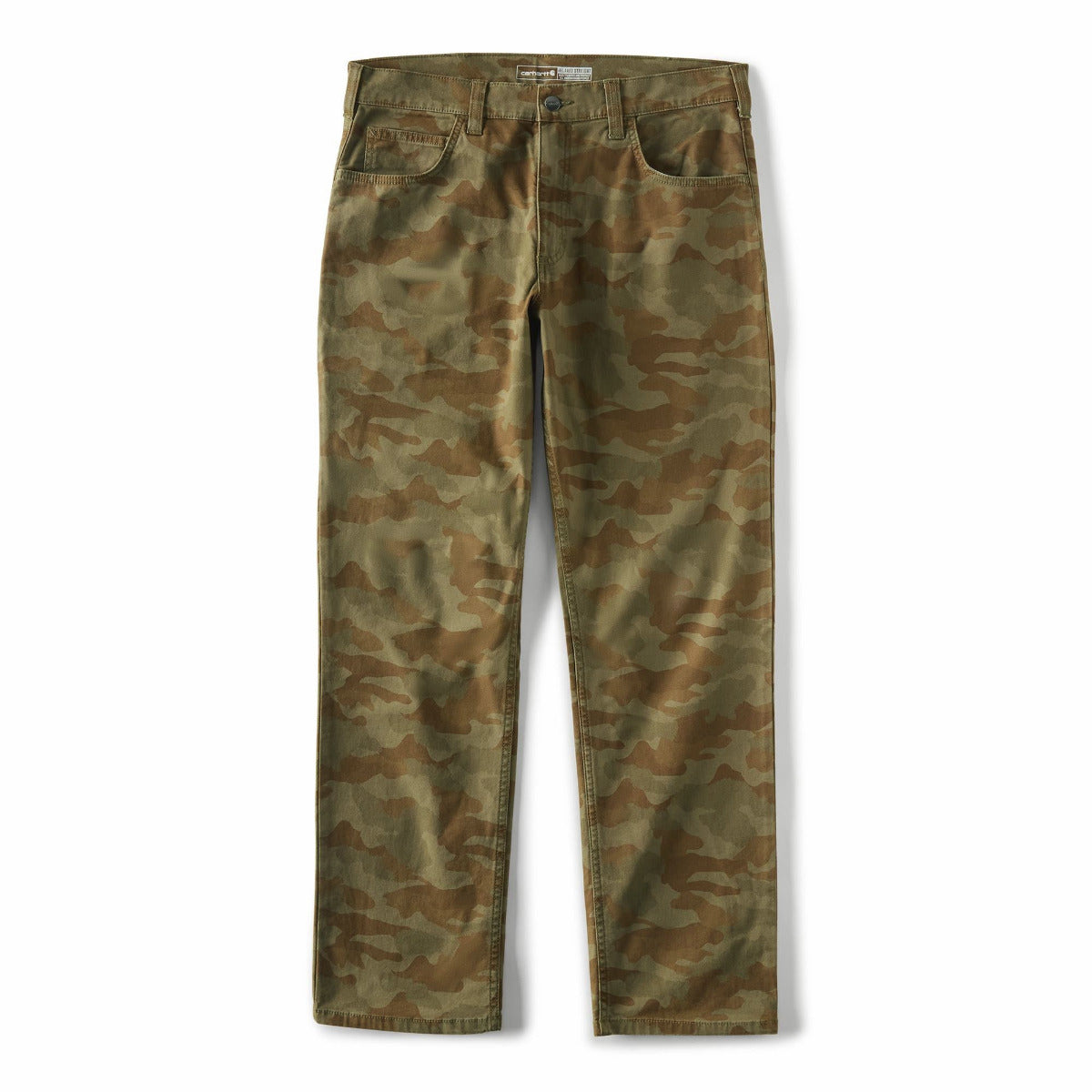 Carhartt Carhartt 102517-GP5 Men's Relaxed Straight Rigby Pant - Army Green Camo - $59.99 at Getzs