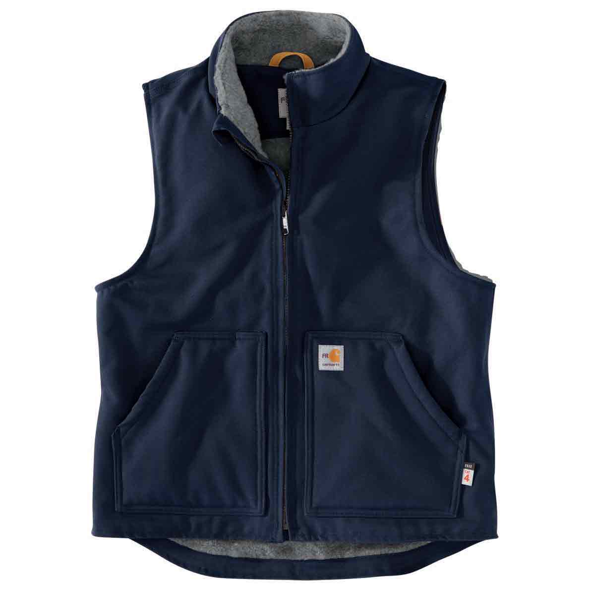 Carhartt 104981 Men's FR Duck Mock Neck Vest