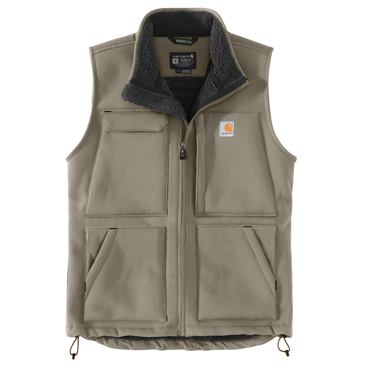 Carhartt 104999-C Men's Super Dux Relaxed Fit Sherpa Lined Vest - Discontinued Pricing