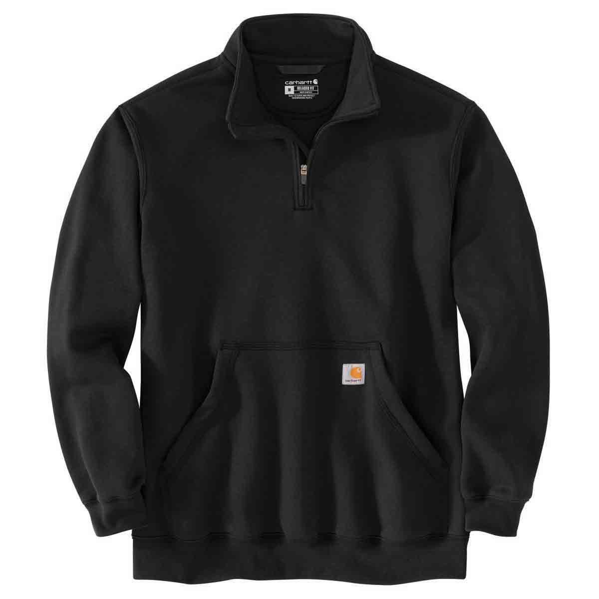 Carhartt 105294-CORE Men's Marquette Quarter-Zip Mock-Neck Sweatshirt