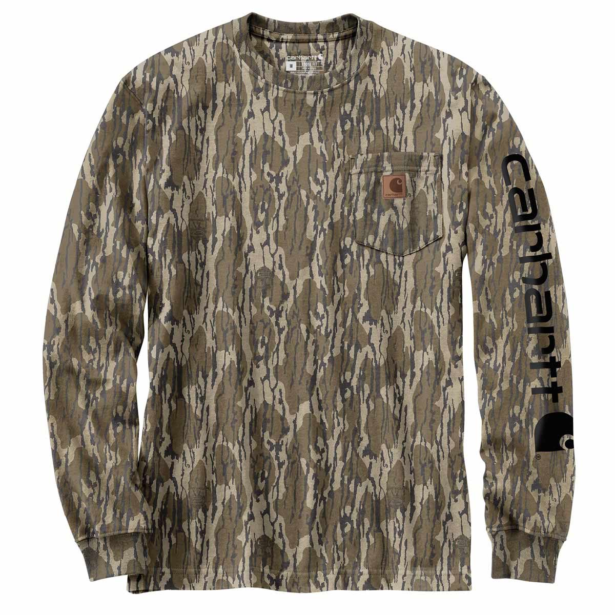 Carhartt 105483 Men's Dearborn Loose LS Camo T-Shirt