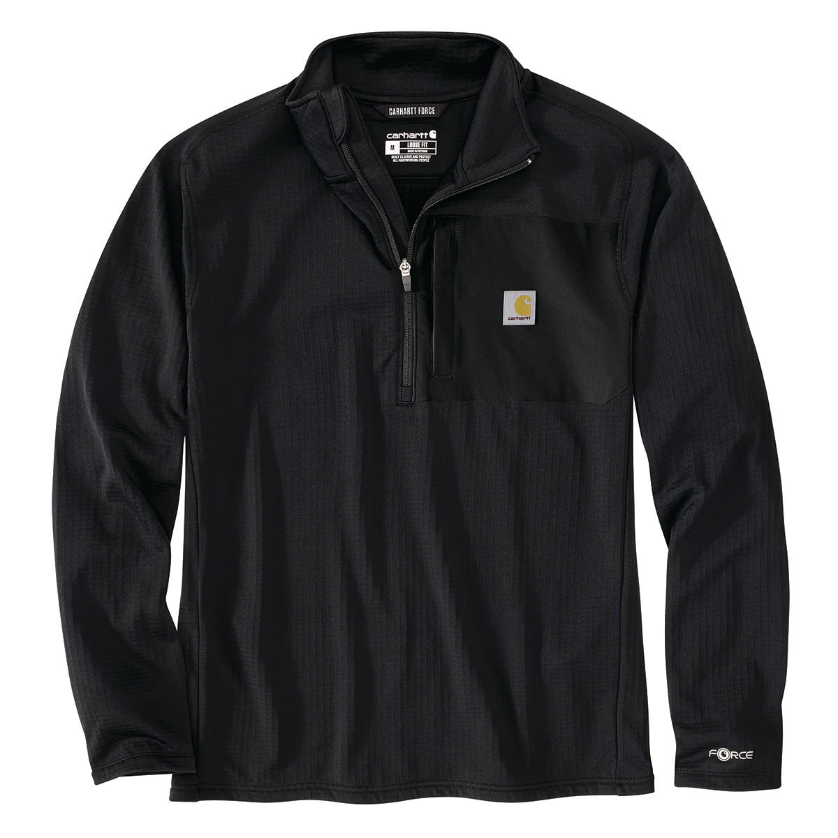 Carhartt Carhartt 106423 Men's Force Ironwood Relaxed 1/2-Zip Mock Neck - $67.99 at Getzs