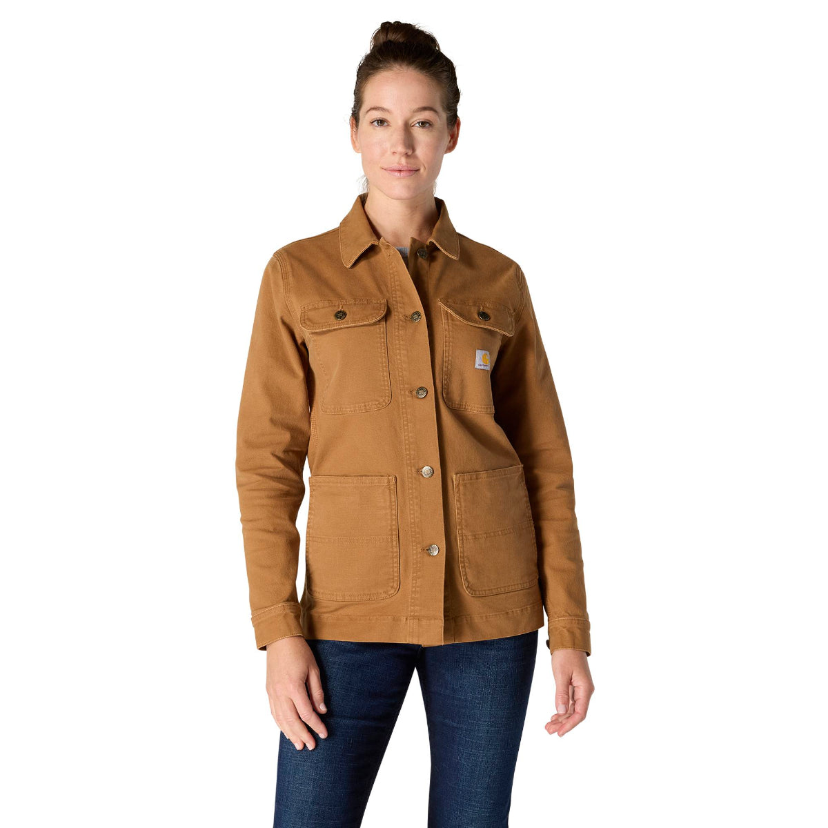 Carhartt Carhartt 106812 Women's Iconic Stretch Duck Chore Coat - $99.99 at Getzs