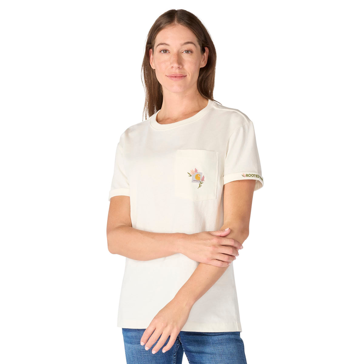 Carhartt Carhartt 107477 Women's Dearborn Loose Floral T-Shirt - $27.99 at Getzs