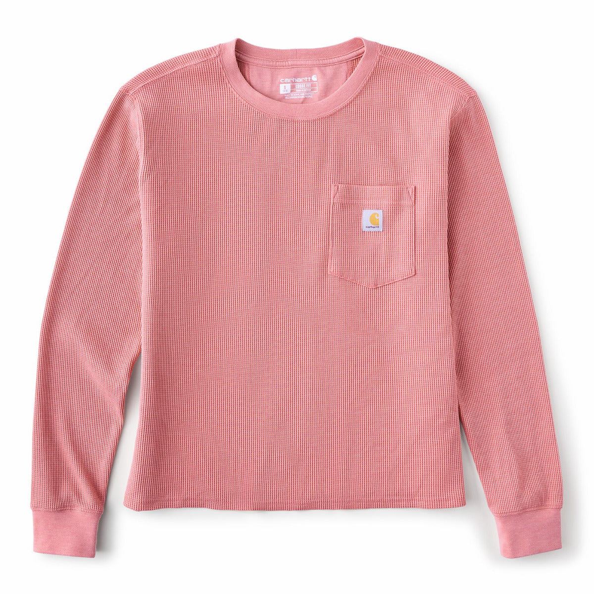 Carhartt Carhartt 107745 Women's Waffle Knit Loose LS T-Shirt - $37.99 at Getzs