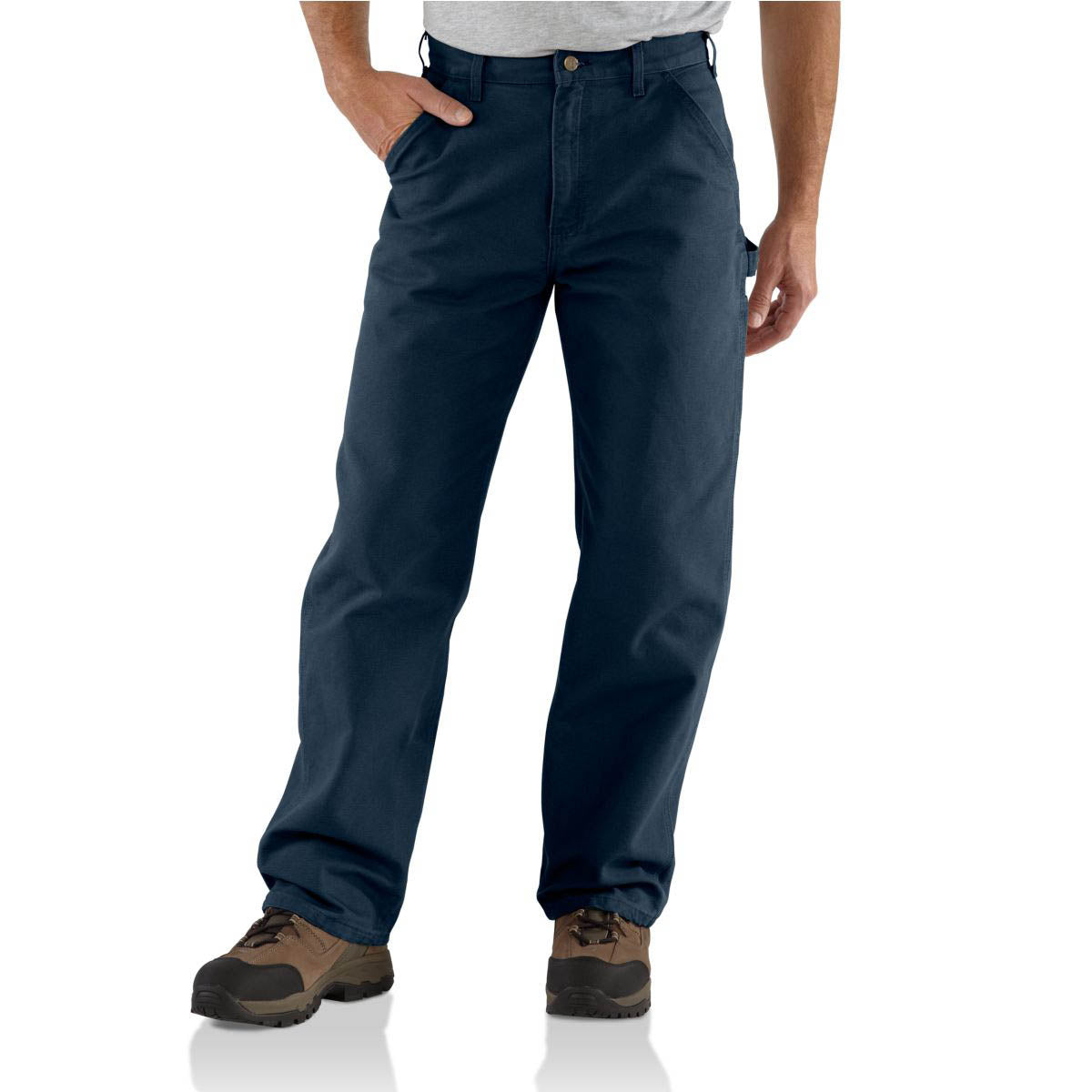 Carhartt Carhartt B11-MDT Men's Loose Straight Washed Duck Dungaree- Midnight - $54.99 at Getzs
