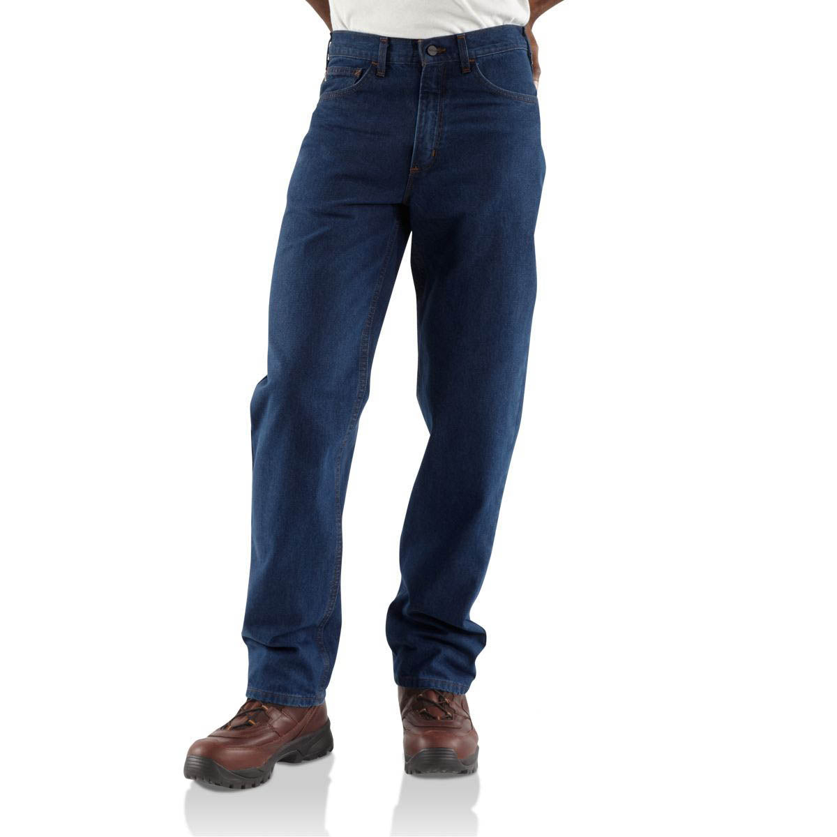 Carhartt FRB100 Men's Flame-Resistant Signature Denim Jean - Relaxed-Fit
