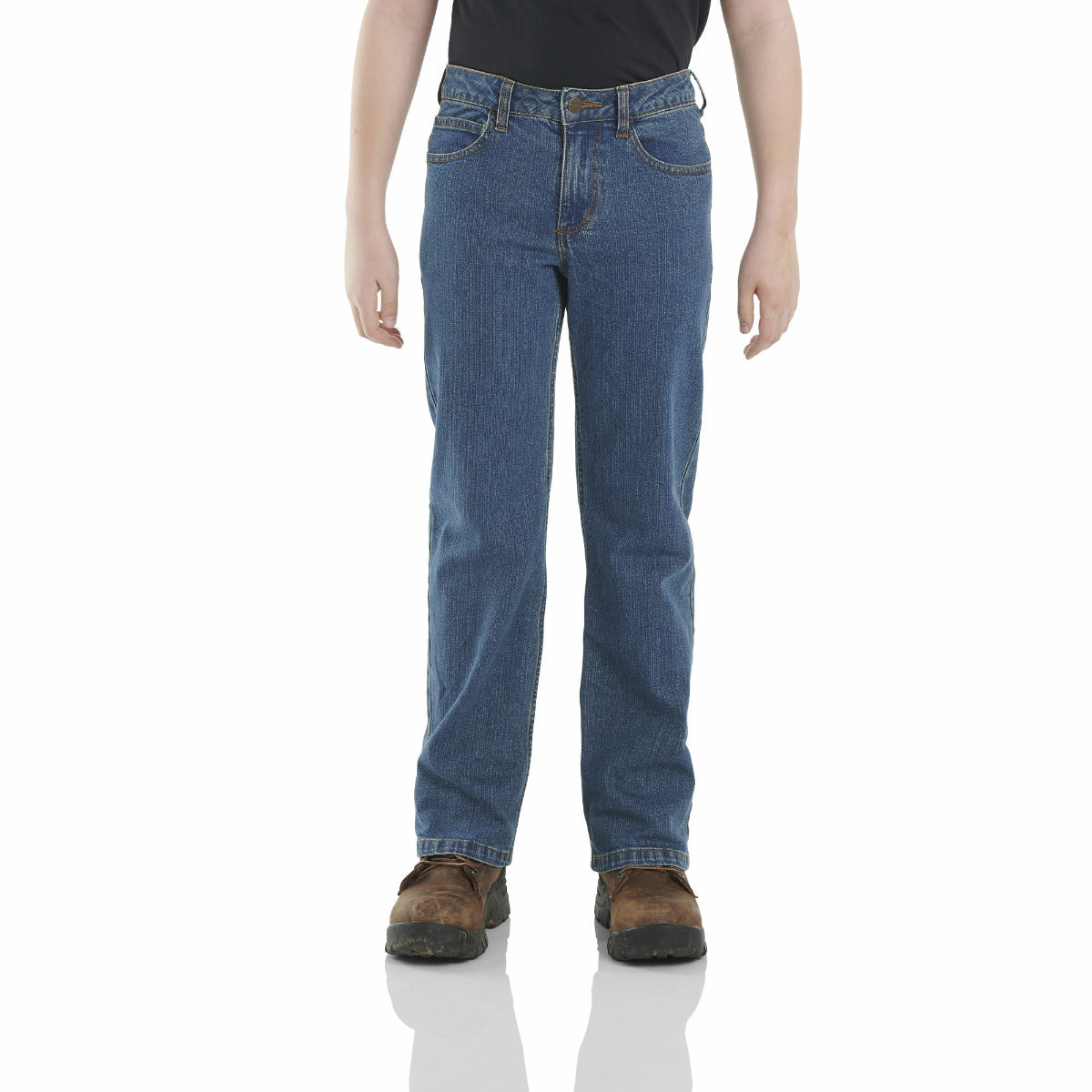 Carhartt Kids Carhartt Kids CK8374 Rugged Flex Relaxed Fit Denim 5 Pocket Bootcut Jean - $22.99 at Getzs