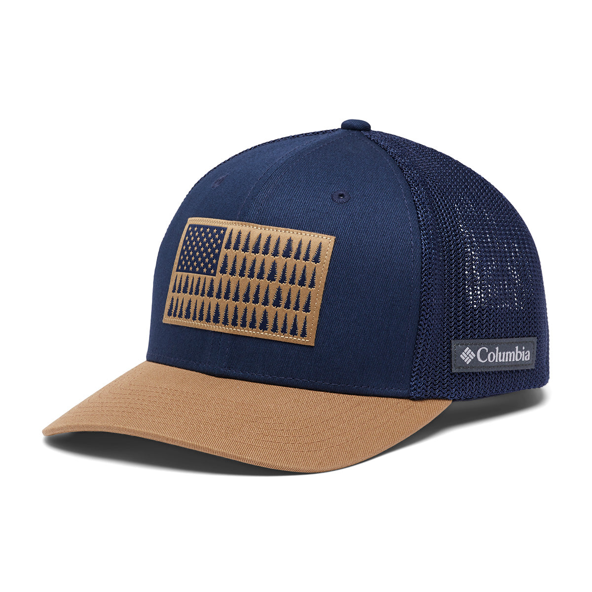 Columbia 1837101 Tree Flag Mesh Ball Cap