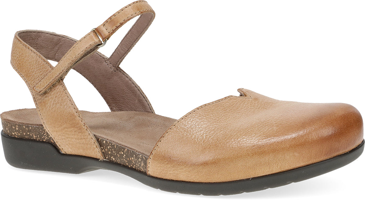 Dansko 6025585300 Women's Rowan Honey Distressed