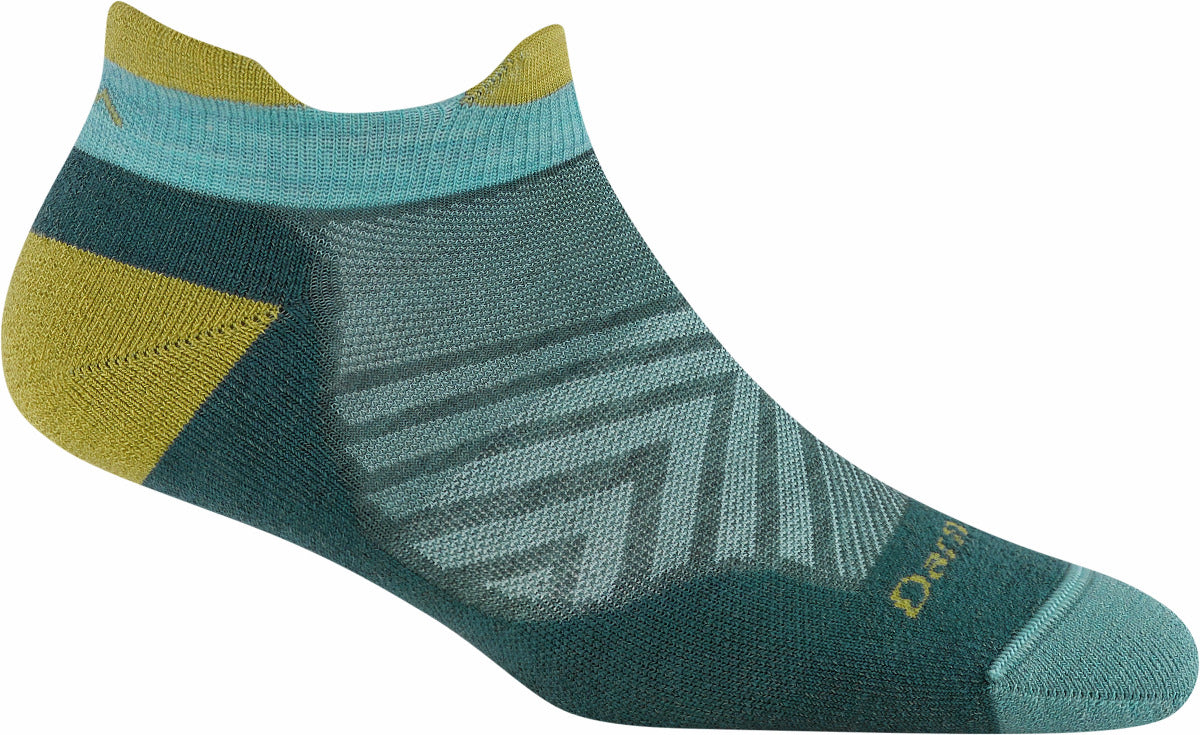Darn Tough Vermont Darn Tough Vermont 1047 Women's Run No Show Tab Ultra Lightweight Cushion - Teal - $19.00 at Getzs