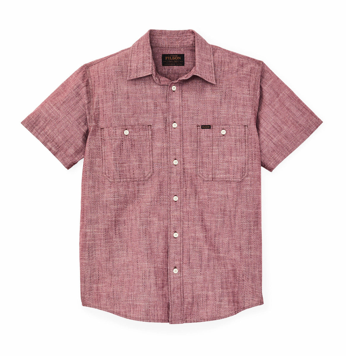 Filson 20248774 Men's Short Sleeve Chambray Shirt