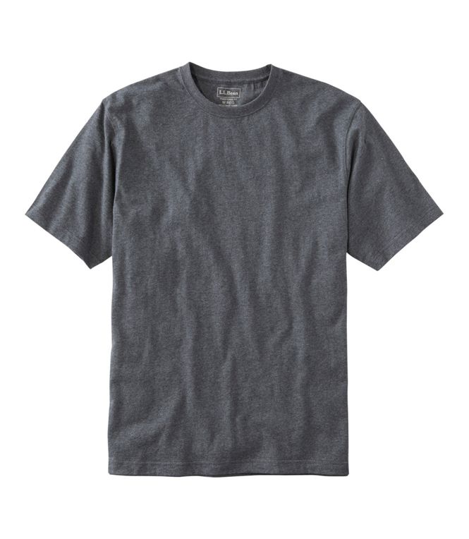 L.L.Bean 224547 Men's Carefree Unshrinkable Tee No Pocket Short Sleeve