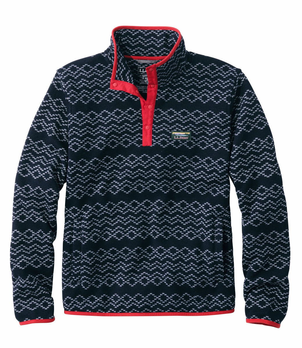 L.L.Bean L.L.Bean 500682 Men's Sweater Fleece Printed Pullover - $110.00 at Getzs