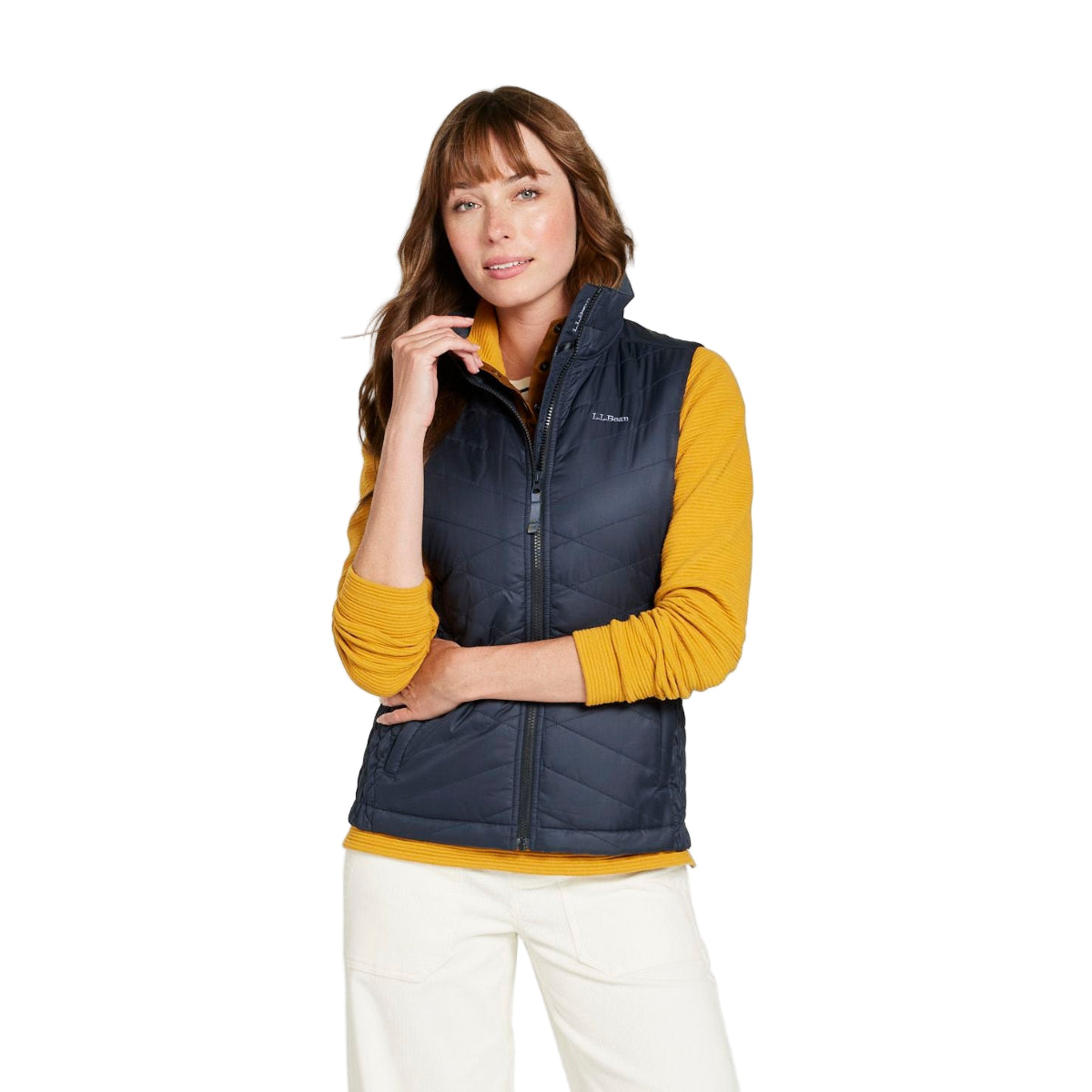 L.L.Bean L.L.Bean 510338 Women's Fleece Lined Primaloft Vest - $120.00 at Getzs